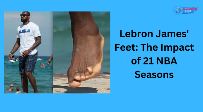 LeBron James' feet reveal the physical toll of 21 NBA seasons. Discover the impact and reactions to the viral photo in our detailed analysis.